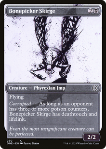 Bonepicker Skirge (V.1)⁣ - Phyrexia: All Will Be One: Extras⁣ (Common)⁣ [290]