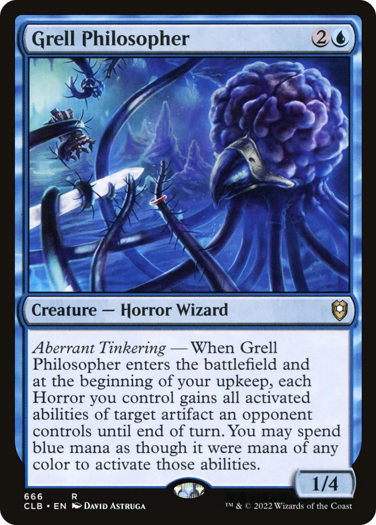 Grell Philosopher (V.1)⁣ - Commander Legends: Battle for Baldur's Gate: Extras⁣ (Rare)⁣ [666]