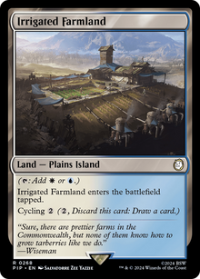 Irrigated Farmland⁣ - Universes Beyond: Fallout⁣ (Rare)⁣ [268]