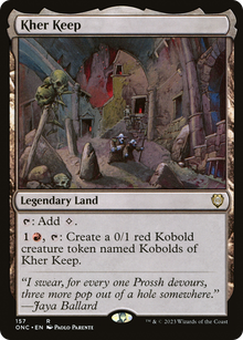 Kher Keep⁣ - Commander: Phyrexia: All Will Be One⁣ (Rare)⁣ [157]
