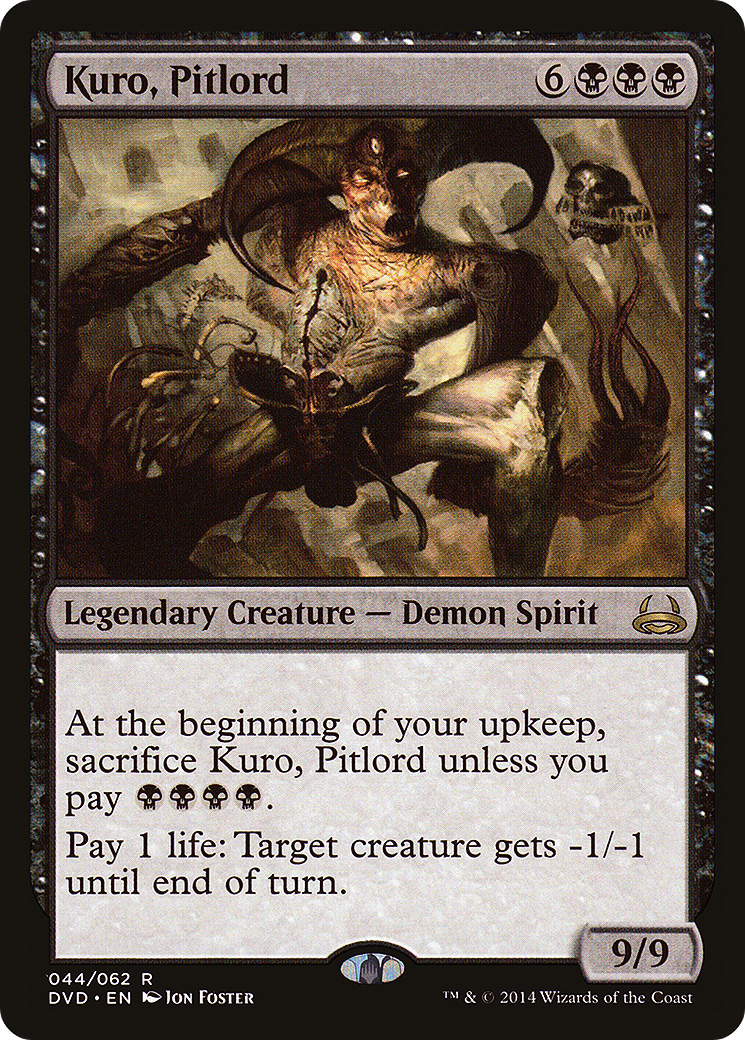 Kuro, Pitlord (DD3-044) - Duel Decks Anthology: Divine vs. Demonic