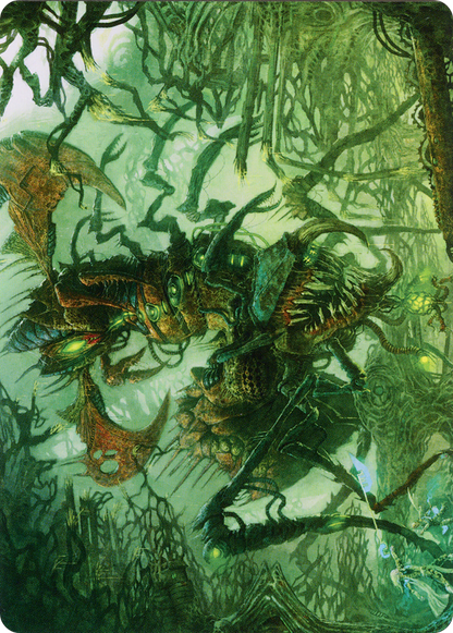Skyscythe Engulfer // Skyscythe Engulfer (AONE-042) - Phyrexia: All Will Be One Art Series (Borderless) Foil