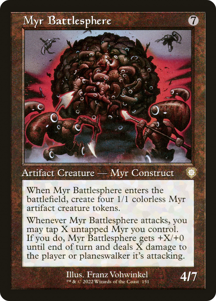 Myr Battlesphere⁣ - Commander: The Brothers' War⁣ (Rare)⁣ [151]