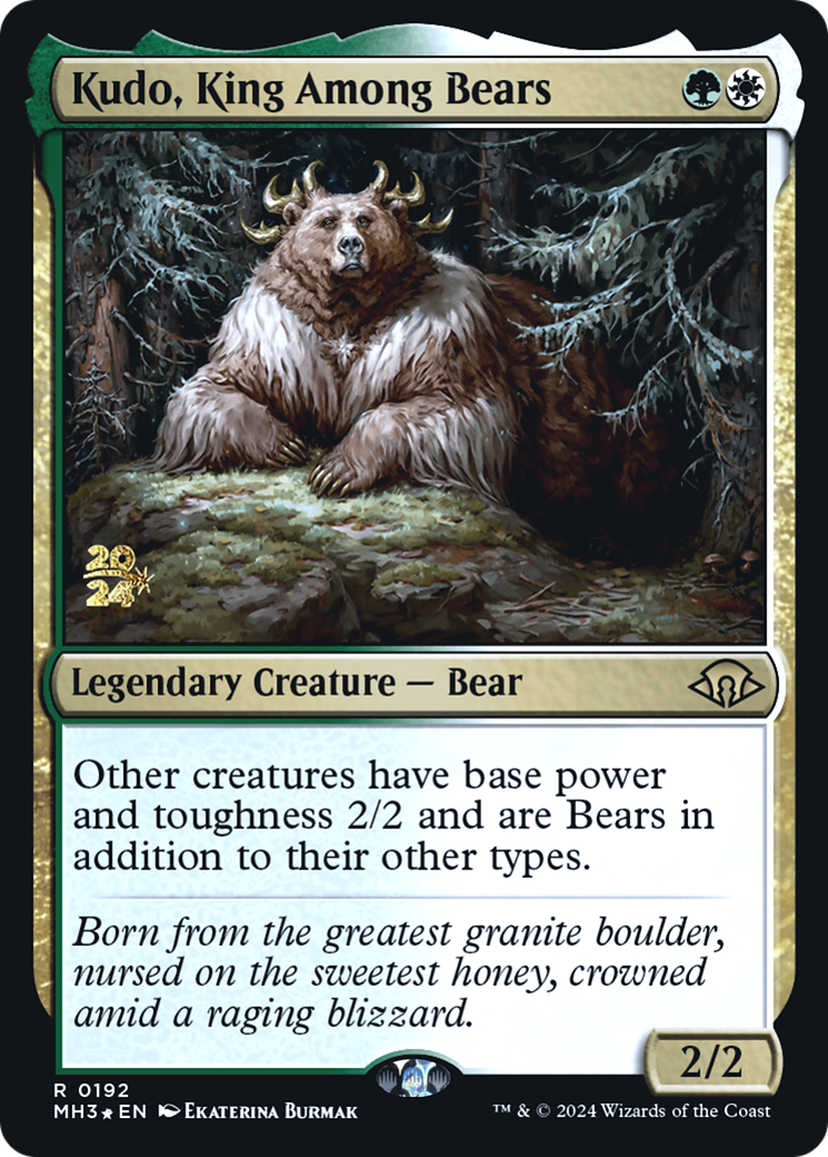 Kudo, King Among Bears⁣ - Modern Horizons 3: Promos⁣ (Rare)⁣ [192]