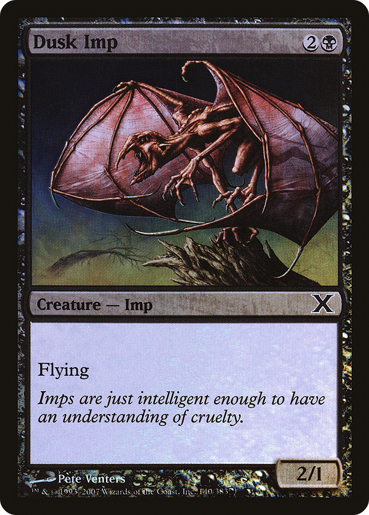 Dusk Imp (10E-140★) - Tenth Edition Foil