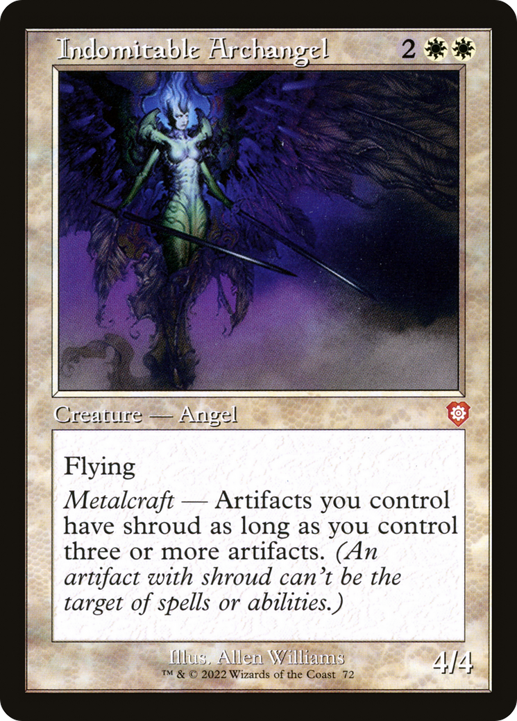 Indomitable Archangel⁣ - Commander: The Brothers' War⁣ (Mythic)⁣ [72]