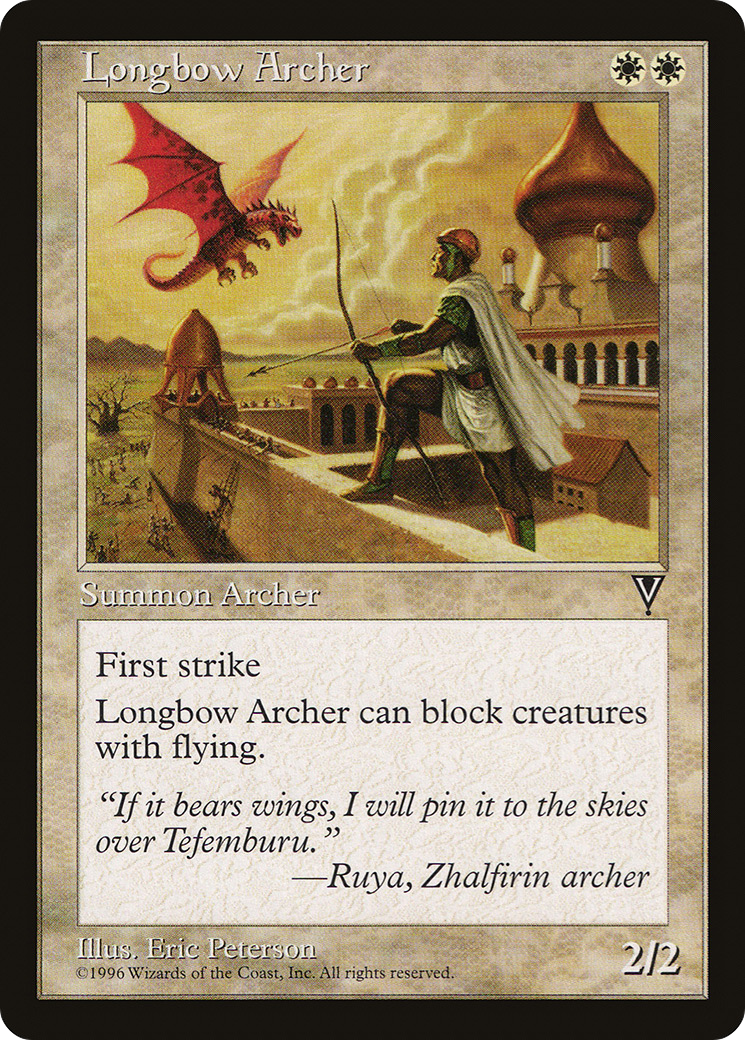 Longbow Archer (VIS-) - Visions