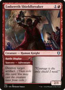 Embereth Shieldbreaker // Battle Display⁣ - Commander Legends: Battle for Baldur's Gate: Extras⁣ (Uncommon)⁣ [792]