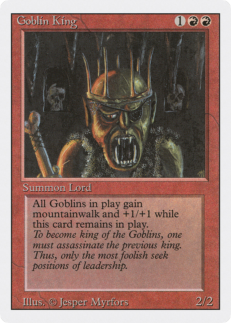 Goblin King (3ED-155) - Revised Edition