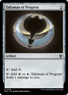 Talisman of Progress⁣ - Commander: Murders at Karlov Manor⁣ (Uncommon)⁣ [243]
