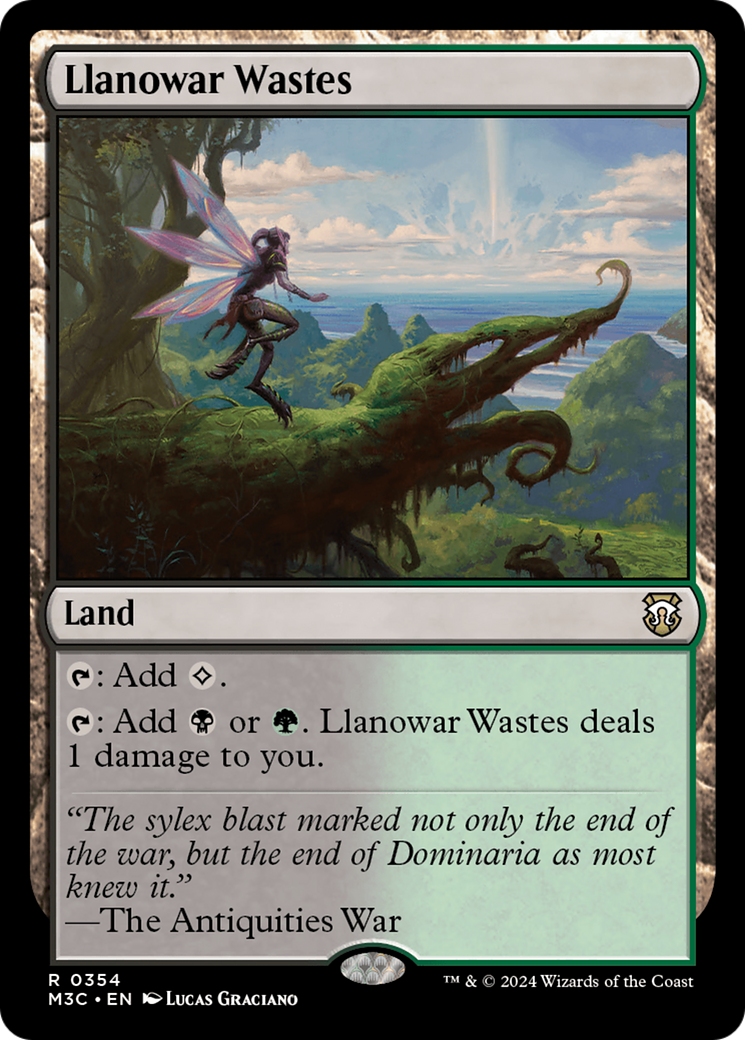 Llanowar Wastes⁣ - Commander: Modern Horizons 3⁣ (Rare)⁣ [354]