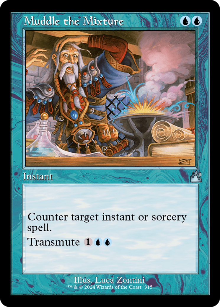 Muddle the Mixture (Retro Frame) (RVR-315) - Ravnica Remastered Foil
