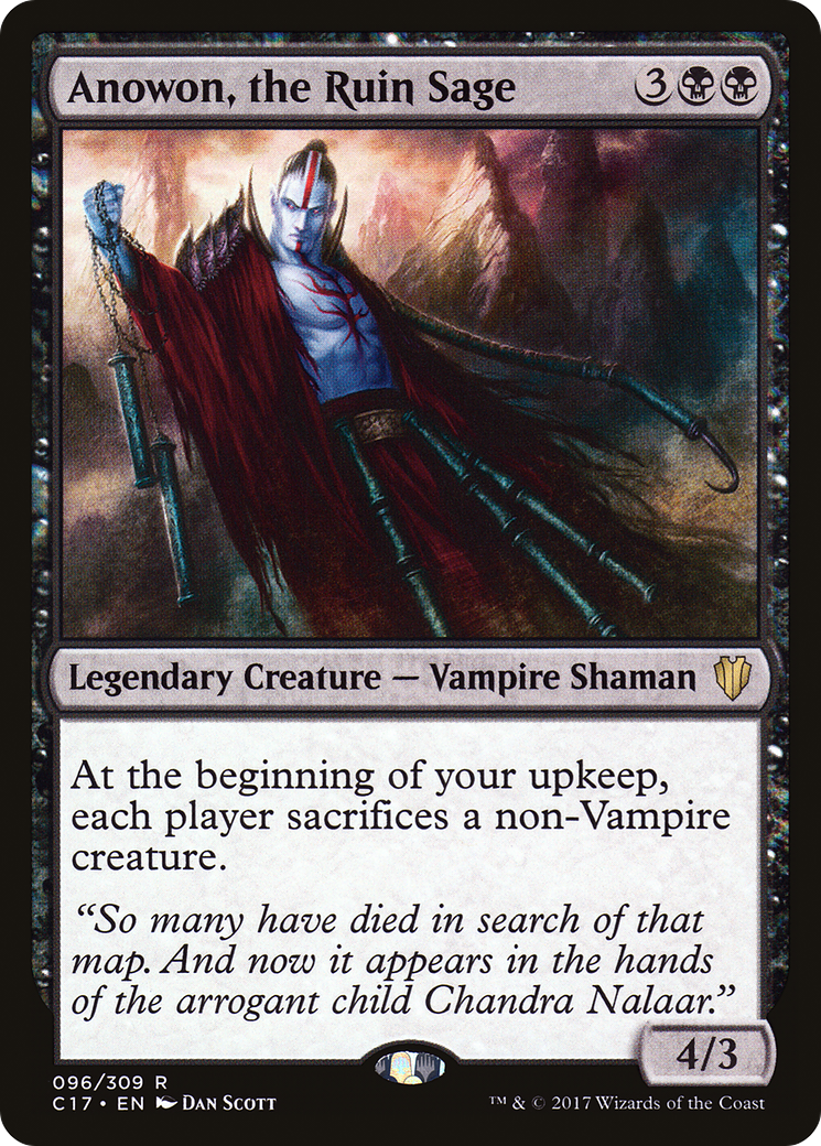 Anowon, the Ruin Sage (C17-096) - Commander 2017