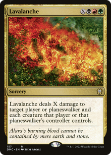 Lavalanche⁣ - Commander: Dominaria United⁣ (Rare)⁣ [157]