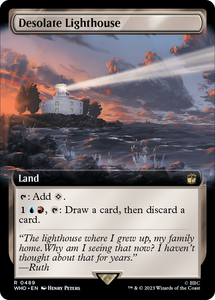 Desolate Lighthouse (V.1)⁣ - Universes Beyond: Doctor Who: Extras⁣ (Rare)⁣ [489]