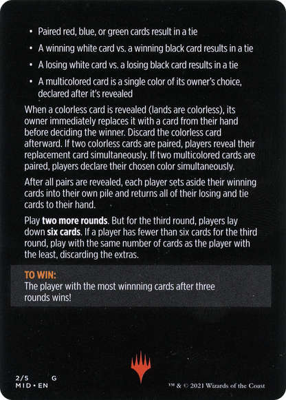 Day Vs. Night // Day vs. Night (cont'd) (MMID-002) - Innistrad: Midnight Hunt Minigames