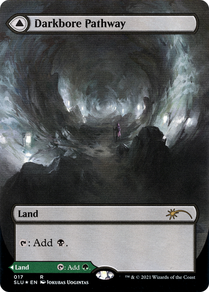 Darkbore Pathway (Borderless) (SLU-017) - Secret Lair: Ultimate Edition: (Showcase) (Borderless) Foil