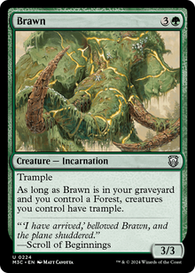 Brawn⁣ - Commander: Modern Horizons 3⁣ (Uncommon)⁣ [224]