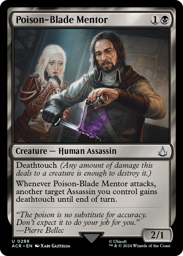 Poison-Blade Mentor⁣ - Universes Beyond: Assassin's Creed: Extras⁣ (Uncommon)⁣ [288]