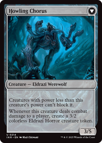 Shrill Howler // Howling Chorus (INR-214) - Innistrad Remastered Foil