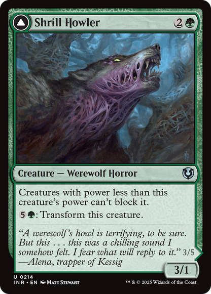 Shrill Howler // Howling Chorus (INR-214) - Innistrad Remastered Foil