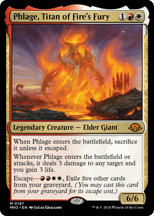 Phlage, Titan of Fire's Fury⁣ - Modern Horizons 3⁣ (Mythic)⁣ [197]