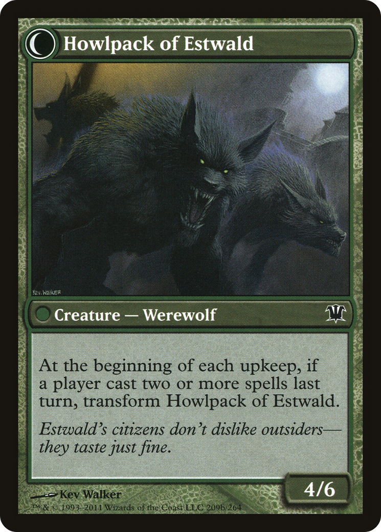 Villagers of Estwald (ISD-209) - Innistrad: (Double Faced Transform) Foil