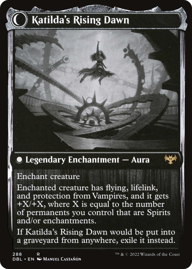 Katilda, Dawnhart Martyr (DBL-288) - Innistrad: Double Feature: (Double Faced Transform)
