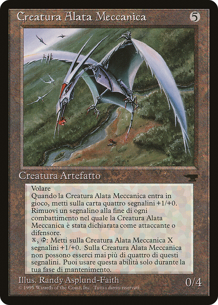 Clockwork Avian (Italian) - "Creatura Alata Meccanica" (REN-110) - Rinascimento