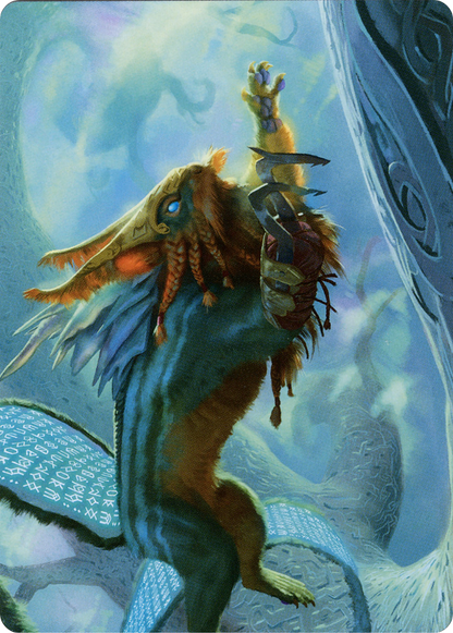 Toski, Bearer of Secrets // Toski, Bearer of Secrets (AKHM-052) - Kaldheim Art Series (Borderless) Foil