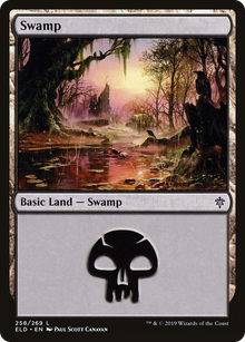 Swamp (258) (ELD-258) - Throne of Eldraine