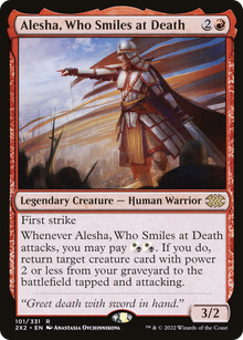 Alesha, Who Smiles at Death⁣ - Double Masters 2022⁣ (Rare)⁣ [101]