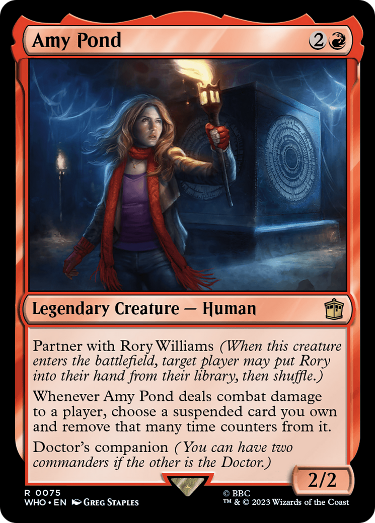 Amy Pond⁣ - Universes Beyond: Doctor Who⁣ (Rare)⁣ [75]