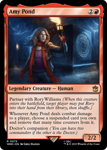 Amy Pond⁣ - Universes Beyond: Doctor Who⁣ (Rare)⁣ [75]