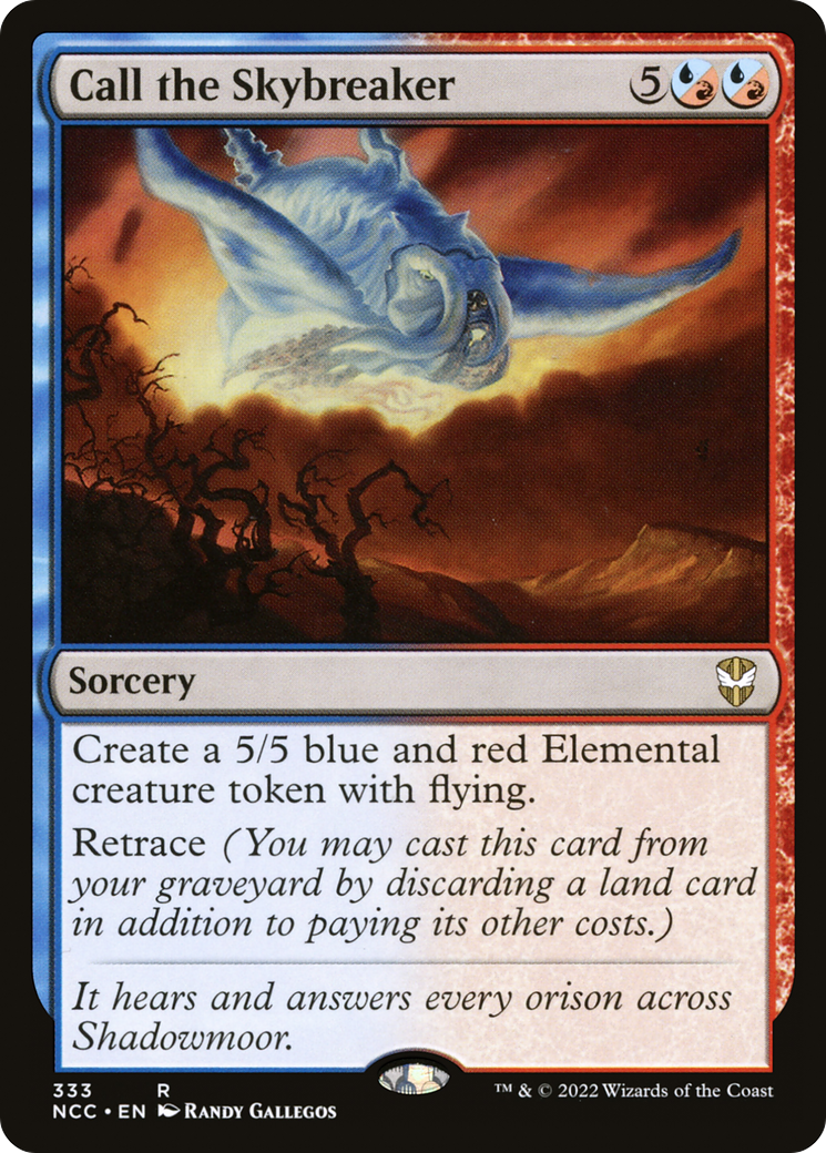 Call the Skybreaker⁣ - Commander: Streets of New Capenna⁣ (Rare)⁣ [333]