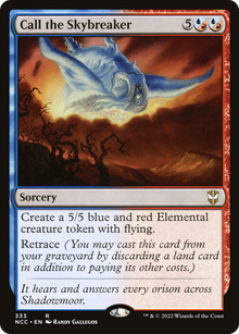 Call the Skybreaker⁣ - Commander: Streets of New Capenna⁣ (Rare)⁣ [333]