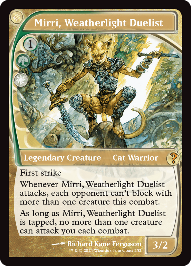 Mirri, Weatherlight Duelist (MB2-252) - Mystery Booster 2 Foil