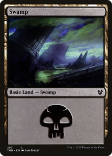 Swamp (V.2)⁣ - Theros Beyond Death: Extras⁣ (Land)⁣ [283]