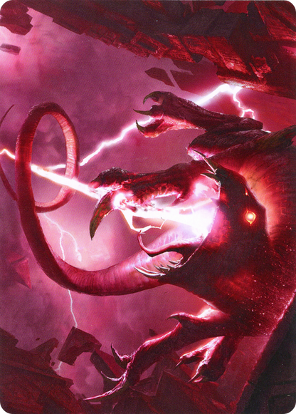 Thundering Rebuke // Thundering Rebuke (AZNR-068) - Zendikar Rising Art Series (Borderless) Foil