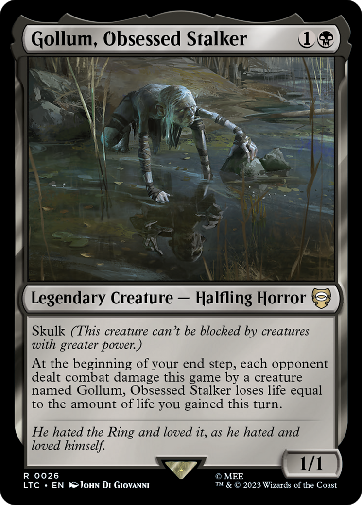 Gollum, Obsessed Stalker⁣ - Commander: The Lord of the Rings: Tales of Middle-earth⁣ (Rare)⁣ [26]