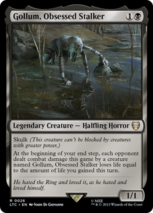 Gollum, Obsessed Stalker⁣ - Commander: The Lord of the Rings: Tales of Middle-earth⁣ (Rare)⁣ [26]