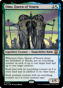 Omo, Queen of Vesuva⁣ - Commander: Modern Horizons 3⁣ (Mythic)⁣ [2]