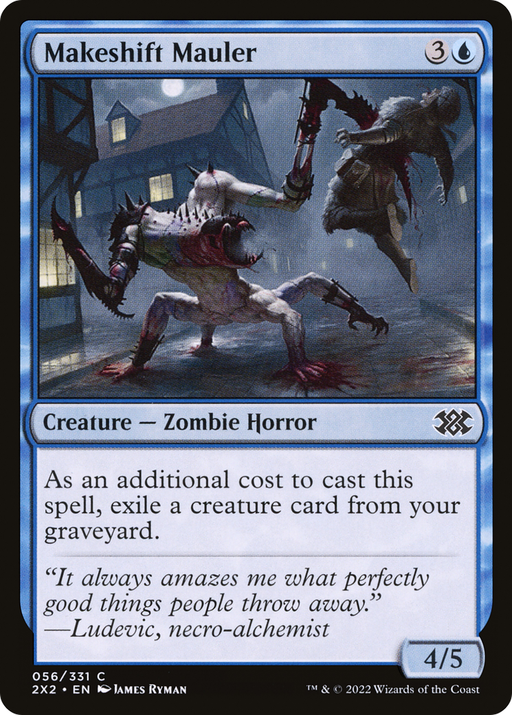 Makeshift Mauler⁣ - Double Masters 2022⁣ (Common)⁣ [56]