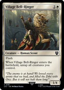 Village Bell-Ringer⁣ - Commander: The Lord of the Rings: Tales of Middle-earth⁣ (Common)⁣ [181]