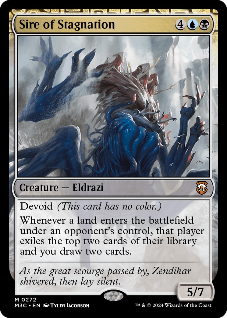 Sire of Stagnation⁣ - Commander: Modern Horizons 3⁣ (Mythic)⁣ [272]