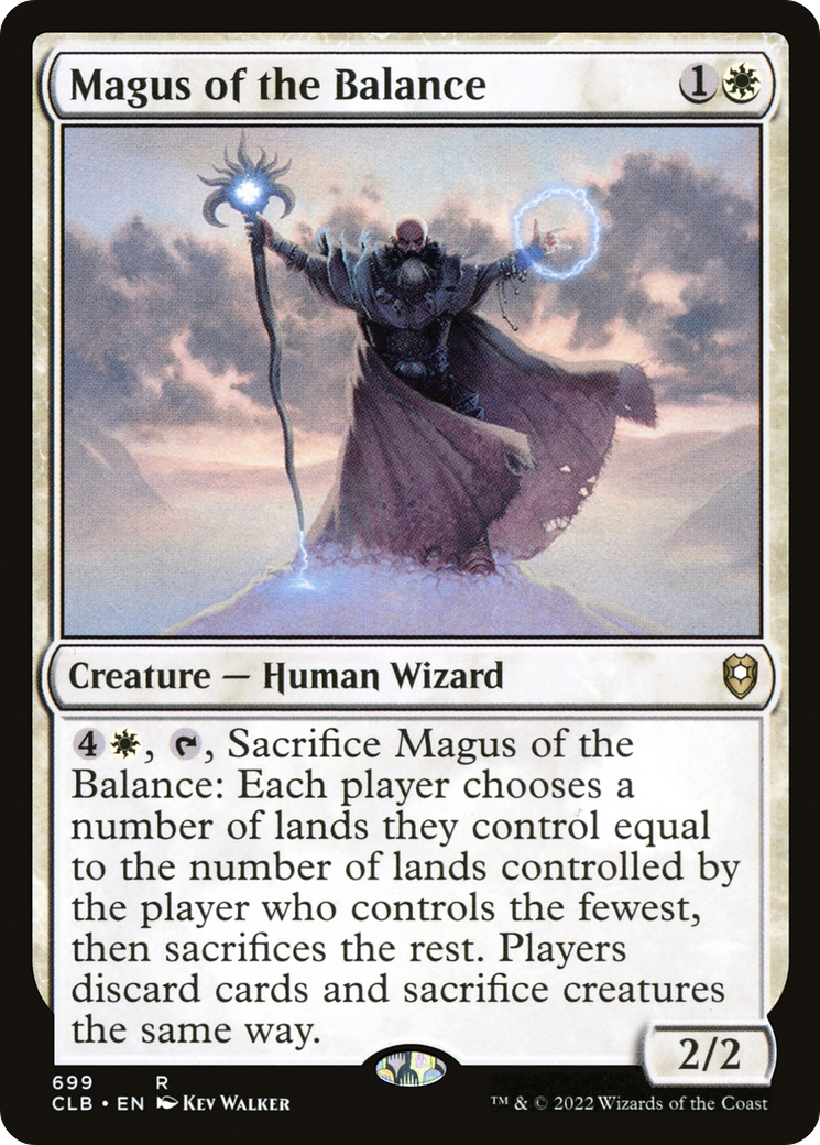 Magus of the Balance⁣ - Commander Legends: Battle for Baldur's Gate: Extras⁣ (Rare)⁣ [699]