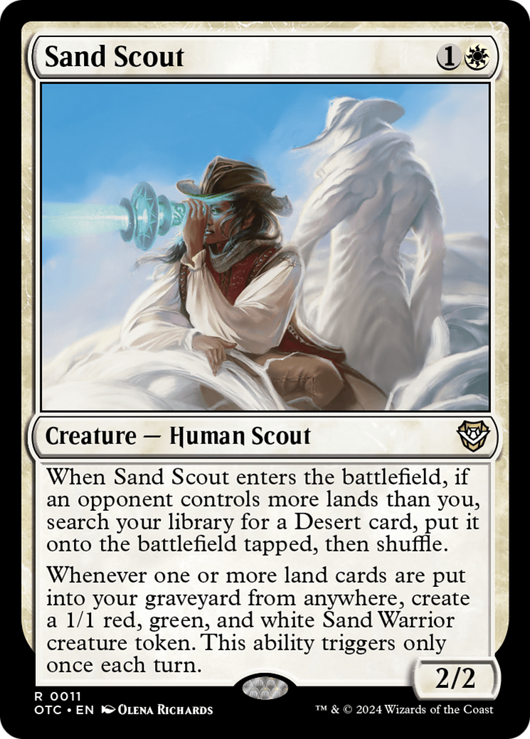 Sand Scout⁣ - Commander: Outlaws of Thunder Junction⁣ (Rare)⁣ [11]