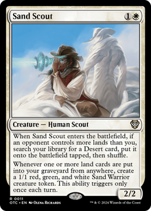 Sand Scout⁣ - Commander: Outlaws of Thunder Junction⁣ (Rare)⁣ [11]