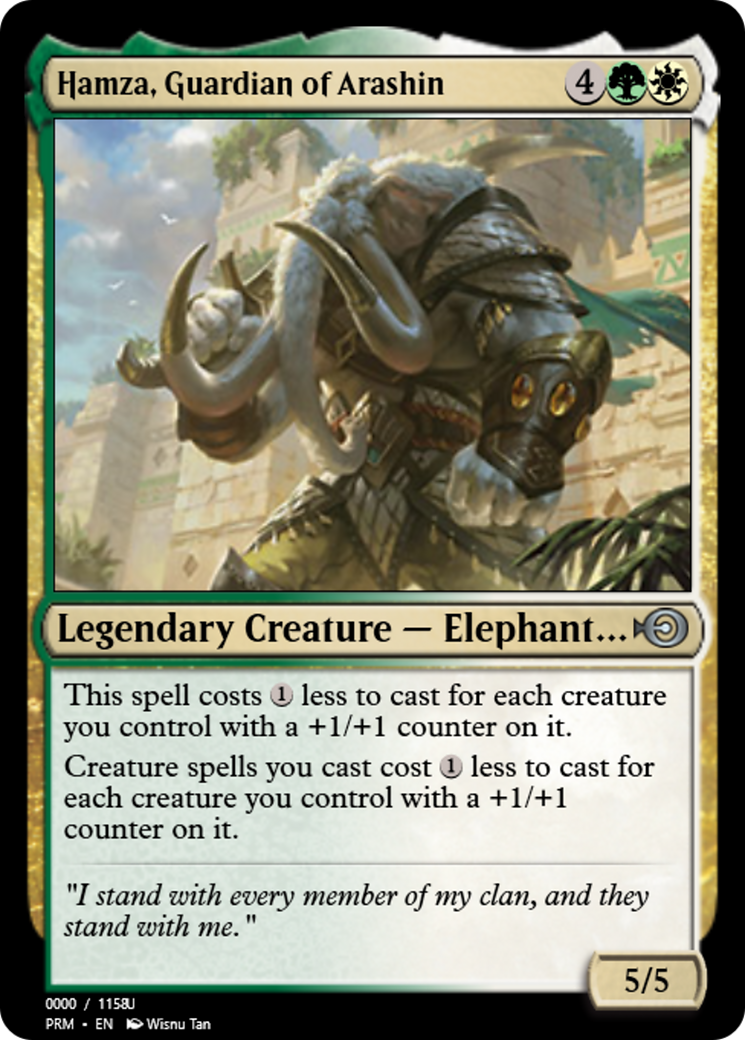 Hamza, Guardian of Arashin (PRM-86324) - Magic Online Promos Foil