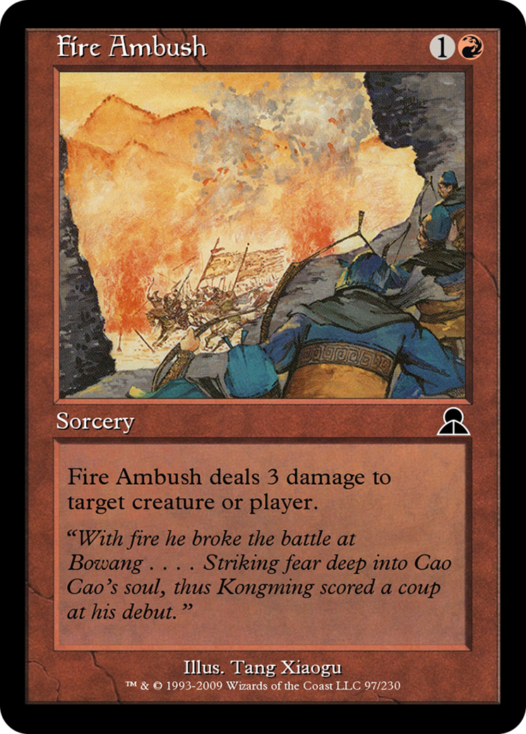 Fire Ambush (ME3-097) - Masters Edition III Foil